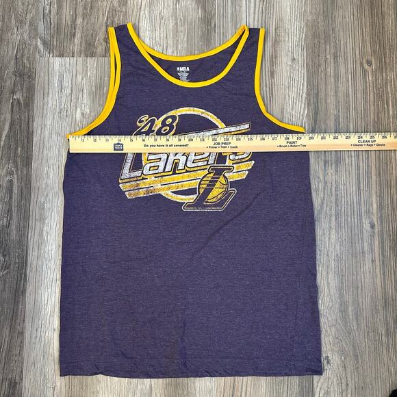 LOS ANGELES LAKERS Sz LG Throwback Tank Jersey-1948 Classics-NBA-Basketball-Game - Picture 3 of 4